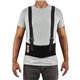 Ergodyne ProFlex 1600 Standard Back Support Brace - 34" - 38" Waist Size - Black - Elastic, Polypropylene, Rubber