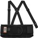 Ergodyne ProFlex 1625 Elastic Back Support Brace - 42" - 46" Waist Size - Black - Elastic, Polypropylene, Rubber