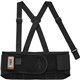 Ergodyne ProFlex 1625 Elastic Back Support Brace - 52" - 58" Waist Size - Black - Elastic, Polypropylene, Rubber