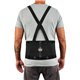 Ergodyne ProFlex 100 Economy Back Support Brace - 30" - 34" Waist Size - Black - 280D Spandex, Rubber, Polypropylene