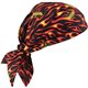 Chill-Its 6710 Evaporative Cooling Hat - 24 / Carton - Flame - Acrylic, Polymer