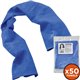 Chill-Its 6602 Evaporative Cooling Towel - Blue - Absorbent, Machine Washable, Reusable, Long Lasting - For Multipurpose, Multi 