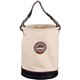 Ergodyne Arsenal 5730 Leather Bottom Bucket - Heavy Duty, Durable, Handle, Pocket, Mold Resistant, Rot Resistant, Mildew Resista