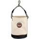 Ergodyne Arsenal 5740 Leather Bottom Bucket - Heavy Duty, Durable, Rot Resistant, Mold Resistant, Pocket, Handle, Mildew Resista