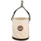 Ergodyne Arsenal 5743 Large Plastic Bottom Bucket - Heavy Duty, Durable, Rot Resistant, Mold Resistant, Pocket, Handle, Mildew R