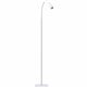 Bostitch LED Gooseneck Floor Lamp - 54" Height - 4.50 W LED Bulb - Gooseneck, Adjustable Brightness, Flicker-free, Glare-free Li