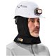 N-Ferno 6882 FR Winter Hard Hat Liner - 2-Layer, Modacrylic/Cotton, Shoulder Length - Foam, Cotton, Fleece, Elastic - Black