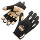 Ergodyne ProFlex 710LTR Heavy-Duty Leather-Reinforced Gloves - Small Size - Black - Heavy Duty, Abrasion Resistant, Flexible, Co