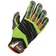 Ergodyne ProFlex 924 Hybrid Dorsal Impact-Reducing Gloves - XXL Size - Lime - Impact Resistant, Flexible, Padded Palm, High Visi