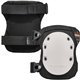 Ergodyne ProFlex 315 Cap Long Textured Hard Cap Knee Pads - Buckle - White - 840D Nylon, Nitrile Butadiene Rubber (NBR) Foam