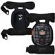 Ergodyne ProFlex 344 Short Cap Injected Gel Knee Pads with Comfort Straps - Black - Gel, Polyurethane Foam, Plastic, Rubber