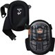 Ergodyne ProFlex 345 Long Cap Injected Gel Knee Pads - Black - Gel, Polyurethane Foam, Foam, Rubber, Elastic, Neoprene, Plastic