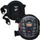 Ergodyne ProFlex 355 Short Cap Injected Gel Knee Pads - Black - Gel, Plastic, Rubber, Elastic, Polyurethane Foam