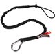 Ergodyne Squids 3100 Single Carabiner Tool Lanyard - 10lbs - 6 / Carton - 10 lb Load Capacity - Standard - Carabiner Attachment 