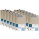 Business Source Spring Clip Plastic Clipboard - 8 1/2" x 11" - Spring Clip - Plastic - Smoke - 12 / Box