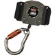Squids 3002 Standard Gray Retractable Tool Lanyard - Belt Clip + Carabiner - 1 Each - 1.98 lb Load Capacity - Standard - Loop/Lo