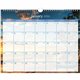 At-A-Glance Tropical Escape Wall Calendar - Medium Size - Julian Dates - Monthly - 12 Month - January 2024 - December 2024 - 1 W