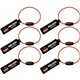 Squids 3705 Wire Tool Attachment - Screw Gate Tool Tail - 3lbs (6-Pack) - 3.4" Width x 0.1" Height x 6" Length - 6 Pack - Orange