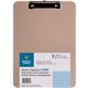 Business Source Transparent Plastic Clipboard - 9" x 12" - Plastic - Smoke - 1 Each