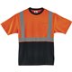 GloWear 8289BK Type R Class 2 Front T-Shirt - Small Size - Polyester - Orange, Black