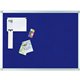 MasterVision Ayda Fabric Bulletin Board - 18" x 24" - 18" Height x 24" Width - Blue Felt, Fabric Surface - Self-healing, Durable
