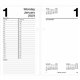At-A-Glance Loose-Leaf Desk Calendar Refill - Large Size - Julian Dates - Daily - 12 Month - January 2024 - December 2024 - 7:00