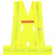 GloWear 8140BA Type O Class 1 Breakaway Sash - Medium/Large Size - Polyester - Lime - Pocket, Reflective - 1 Each