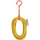 Squids 3540 Large Locking Hook - 44 lb (19.96 kg) Capacity - 19" Length - for Tie, Cable, Cord, Pipe, Hose - Nylon - Orange - 6 