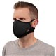 Skullerz 8802F(x) Contoured Face Mask with Filter - Small/Medium Size - Cotton Twill, Polyester - Black - Breathable, Adjustable