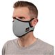 Skullerz 8802F(x) Contoured Face Mask with Filter - Small/Medium Size - Cotton Twill, Polyester - Gray - Breathable, Adjustable 