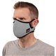 Skullerz 8802F(x) Contoured Face Mask with Filter - Large/Extra Large Size - Cotton Twill, Polyester - Gray - Breathable, Adjust
