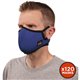 Skullerz 8802F(x)-Case Contoured Face Mask with Filter - Small/Medium Size - Cotton Twill, Polyester - Blue - Breathable, Adjust