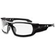Ergodyne Skullerz Fog-Off Clear Lens Safety Glasses - Ultraviolet Protection - Black - Durable, Flexible, Non-slip, Scratch Resi