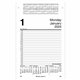 At-A-Glance Pad Style Desk Pad Calendar Refill - Large Size - Julian Dates - Daily - 12 Month - January 2024 - December 2024 - 7
