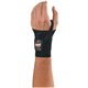 Ergodyne ProFlex 4000 Single-Strap Wrist Support - Left-handed - 7" - 8" Waist Size - Black