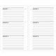 At-A-Glance Recycled Loose-Leaf Desk Calendar Refill - Standard Size - Julian Dates - Daily - 12 Month - January 2024 - December