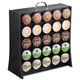 Mind Reader EMS Mind 50 Pod Wall Coffee Dispenser - 50 x Coffee Pod - 13.5" Height x 12" Width x 5.5" Depth - Self-locking, Rubb