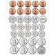 Ashley US Coin Money Set Die-cut Magnets - Theme/Subject: Learning - Skill Learning: Visual - 1 / Set