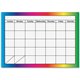 Ashley 1-month Dry Erase Magnetic Calendar - Academic - Monthly - 8 1/2" x 11" Sheet Size - Multicolor - Write on/Wipe off, Dry 