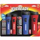 Energizer LED Flashlight Combo Pack - LED - Bulb - 25 lm LumenD - Battery - Red, Blue