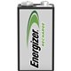 Energizer 9-Volt Recharge Batteries - For Multipurpose - Battery Rechargeable - 9V - 9 V DC - 150 mAh - Nickel Metal Hydride (Ni