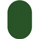 Flagship Carpets Classic Solid Color 12' Oval Rug - Traditional - 91.20" Length x 12 ft Width - Oval - Clover - Nylon