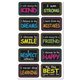 Ashley Character Building Mini Whiteboard Erasers Pack - 2" Width x 1.25" Length - Lightweight, Comfortable Grip - Multicolor - 