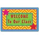 Flagship Carpets Silly Welcome Mat Seating Rug - Floor Rug - 36" Length x 24" Width - Rectangle - Multicolor - Nylon