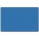 Flagship Carpets All-Over Weave Solid Color Rug - Classic - 99.96" Length x 69.96" Width - Blue - Nylon