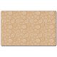 Flagship Carpets Solid Color Swirl Rug - 99.96" Length x 72" Width - Almond