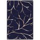 Flagship Carpets Nantucket Blue Moreland Design Rug - 12 ft Length x 99.60" Width - Dark Blue - Nylon