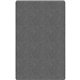 Flagship Carpets Amerisoft Solid Color Rug - 108" Length x 72" Width - Rectangle - Gray - Nylon, Polyester