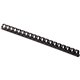 Fellowes Plastic Binding Combs - Black, 5/8" Diameter - 0.6" Height x 10.8" Width x 0.6" Depth - 0.62" Maximum Capacity - 120 x 