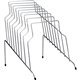 Fellowes Wire Step File - 8 Compartment(s) - 8 Divider(s) - 11.8" Height x 10.1" Width x 12.1" DepthDesktop - Silver - Steel - 1